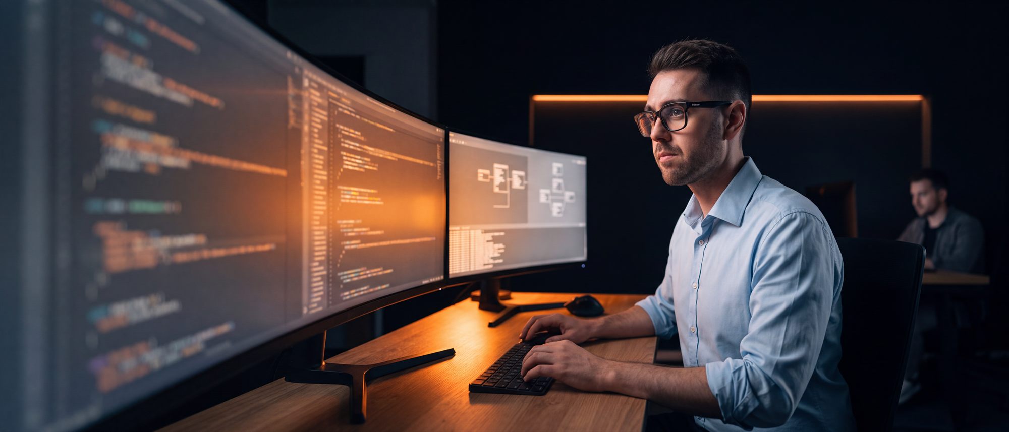 Entwicklerarbeitsplatz mit Code und Validierungsdokumentation für Life-Science-Software